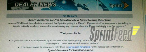 Sprint要求其分销商不得讨论iPhone 5