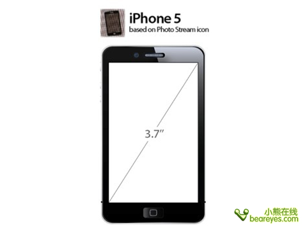 如果说这个图片的可靠性高,而且我们推测合理的话,那么iPhone 5显然会采用3.7英寸的屏幕。不过我们也不能排除开发者不按套路出牌的可能性!