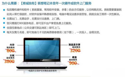 降价赠礼还送上门服务!联想商城G470上演3799元冰点价