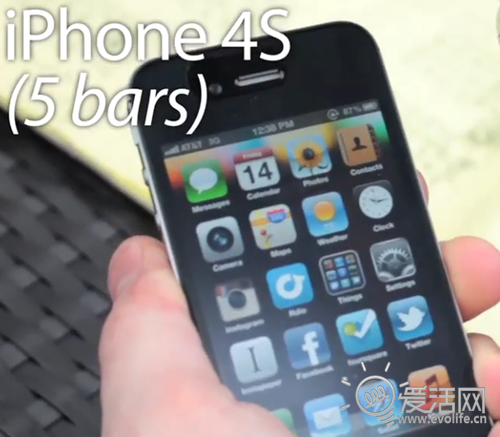 机在手死亡之握没有 iPhone 4s与信号门say goodbye