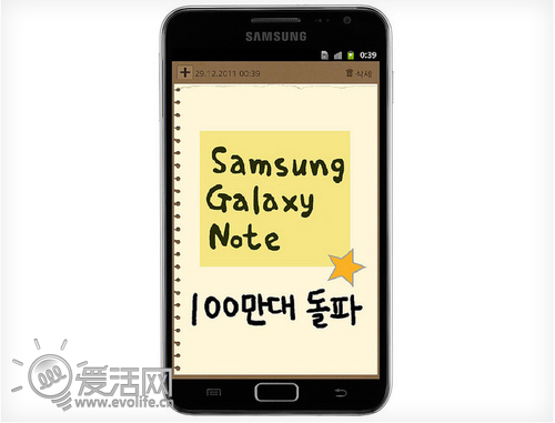 三星再现销量悍将 Galaxy Note全球销量超一百万部