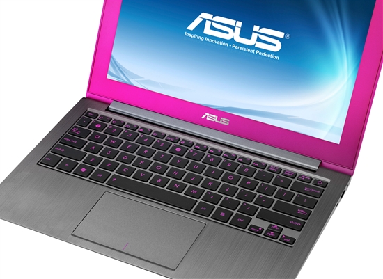 全方位图赏：华硕Ultrabook披玫瑰红外衣