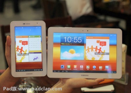 三星Galaxy Tab 10.1和Galaxy Tab 7.0 Plus追加白色版