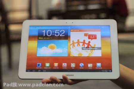 白色版Galaxy Tab 10.1