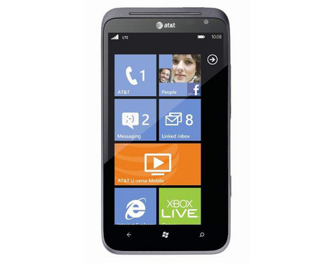 AT&T的4G LTE Windows手机2012年美国市场