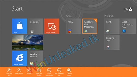 Windows 8 Beta海量截图/功能曝光