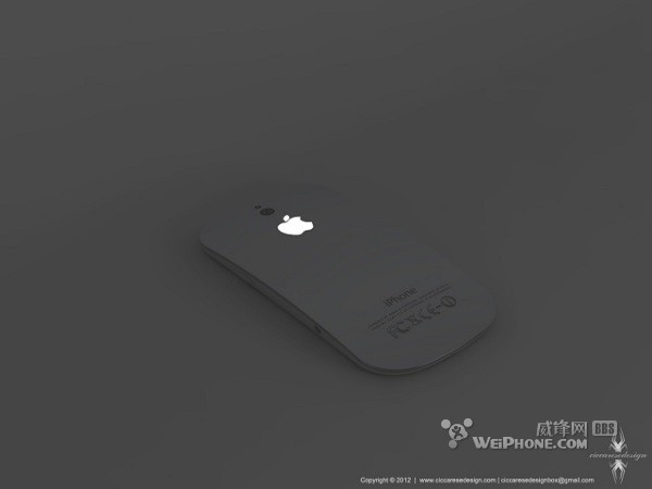 苹果iPhone5概念手机 外形酷似鼠标