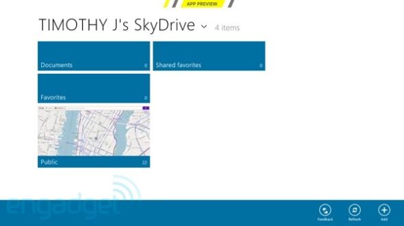 SkyDrive和共享