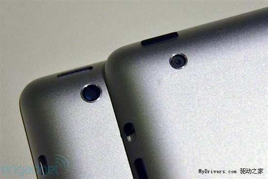 组图：iPad 3 VS. iPad 2真机对比