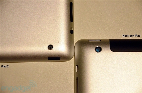 组图：iPad 3 VS. iPad 2真机对比