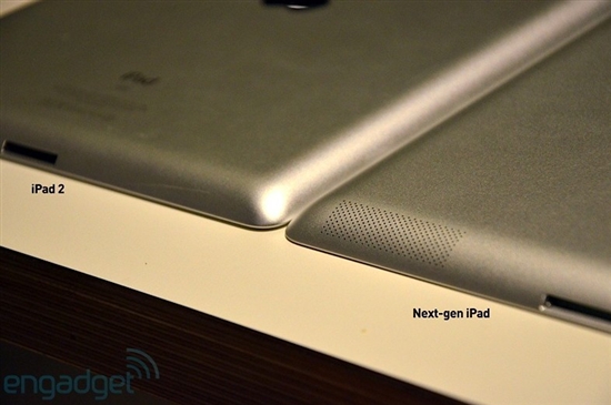 组图：iPad 3 VS. iPad 2真机对比