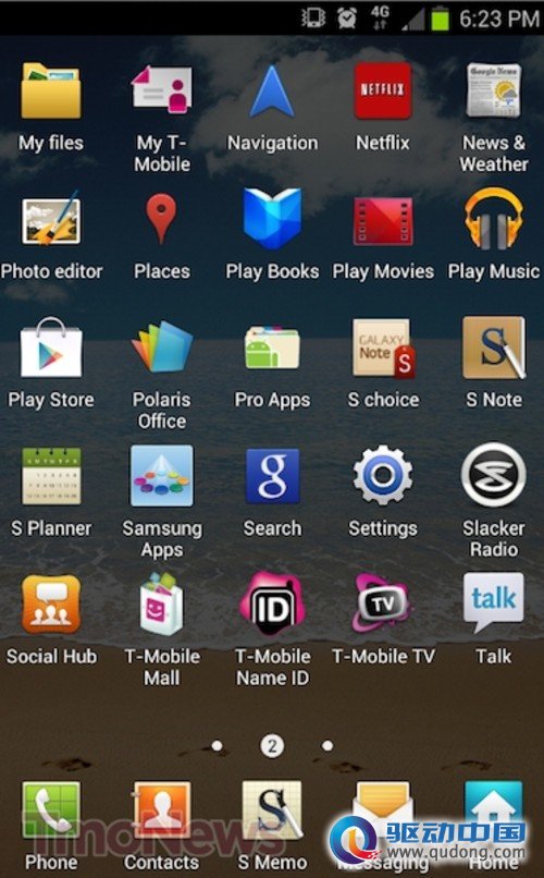 T-mobile版三星Galaxy Note（该图片来自于网络）