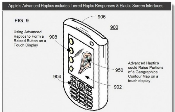 haptics 苹果仍在研发带触感的触摸屏设备