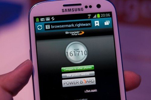 GALAXY S III跑分曝光 四核性能飙升