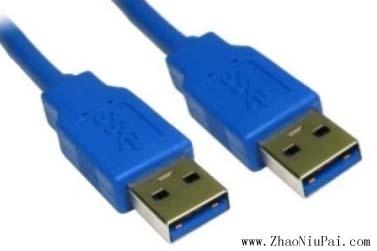 USB 3.0的USB接头，蓝色