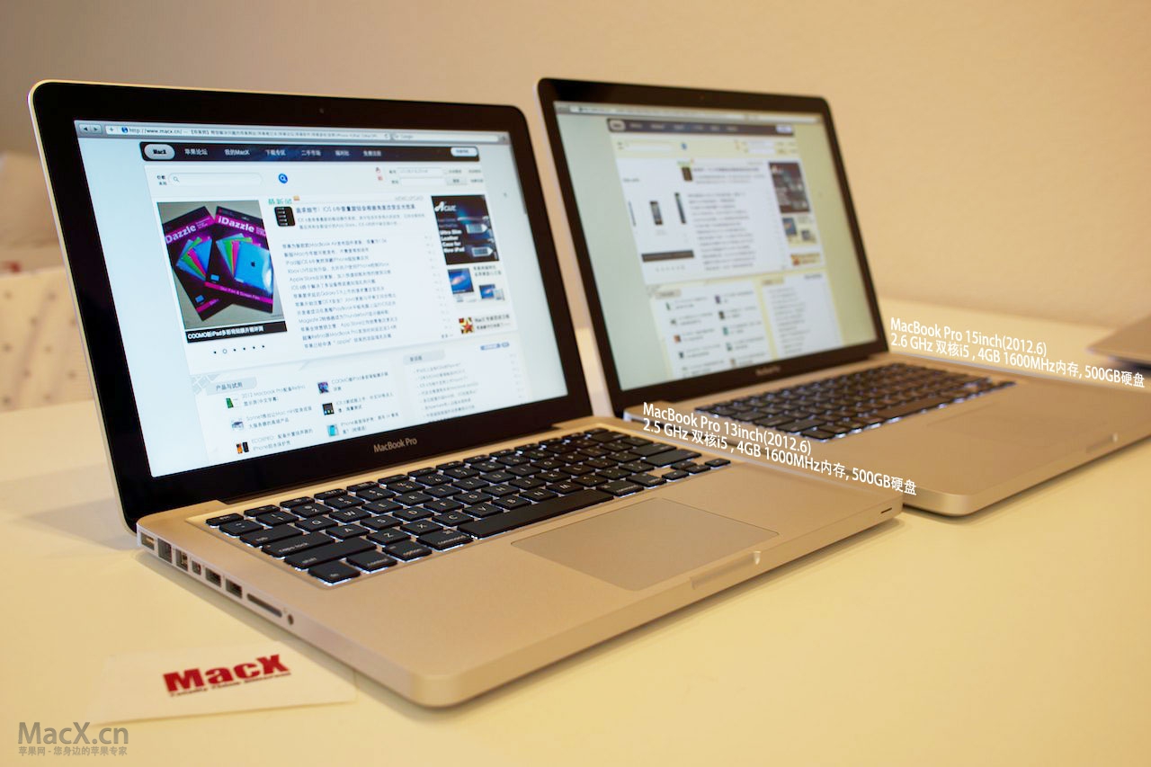 新款macbook air/macbook pro对比测评