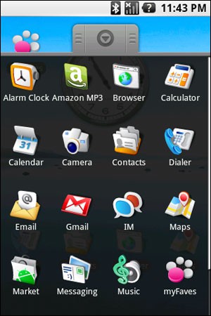 Android1.0手机界面