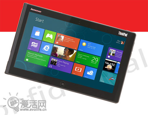 挺进Win 8挑战iPad 联想新款ThinkPad平板电脑曝光