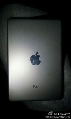 7寸iPad mini后盖现身网络 后置摄像头成为牺牲品？