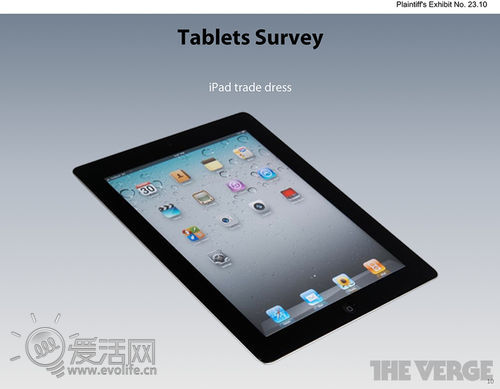 专家称75%用户能由设计辨iPad 三星律师怒斥