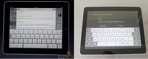 ipad software keyboard