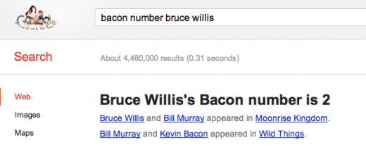 Screen Shot 2012 09 13 at 13.00.47 520x210 Google adds another cool tool to Search: The Six Degrees of Kevin Bacon