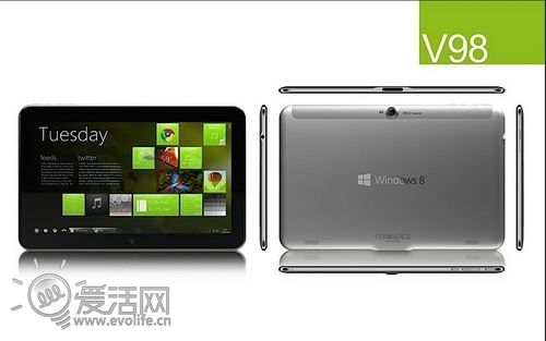 搭载最新ATOM处理器 ZTE Windows8平板电脑现身美国