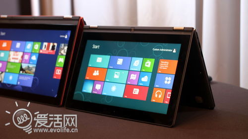 翻转玩瑜伽 联想IdeaPad Yoga Win8混合平板26日开售