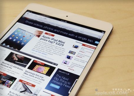 iPad mini定位清晰 终究不会那么完美-iPadminihandon.jpg