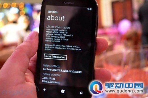 最低价WP智能 诺基亚Lumia 510上手体验 