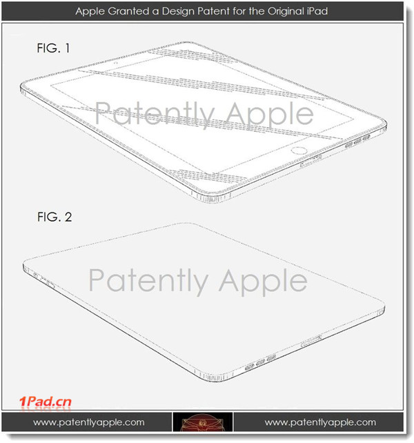 苹果 Apple iPad iPhone iMac 专利