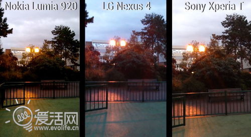 摄像头效果比拼：Nexus 4大战Lumia 920/Xperia T