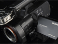 索尼NEX-VG900E搭载A卡口镜头外观展示