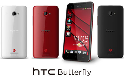 HTC Butterfly在日本打败iPhone 5 登陆榜首