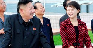 金正恩和他的夫人李雪主