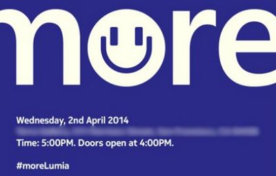 诺基亚4月2日发布“更多Lumia” 　 WP 8.1来了？