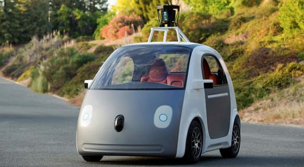 谷歌新款无人驾驶汽车 没有方向盘
