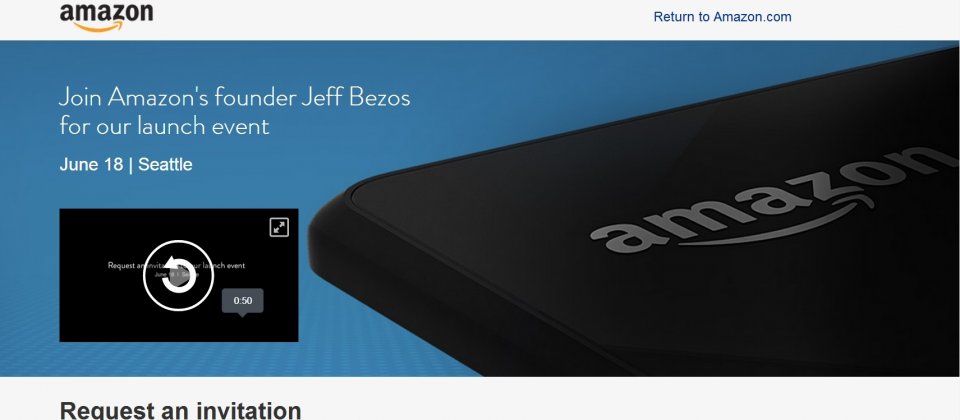 Amazon6月18日召开发布会 外界猜测将推出3D智能手机