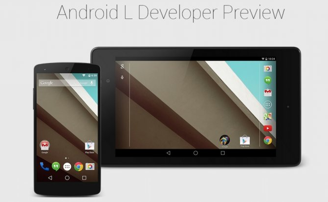 谷歌发布新一代操作系统Android L：史上最大改版