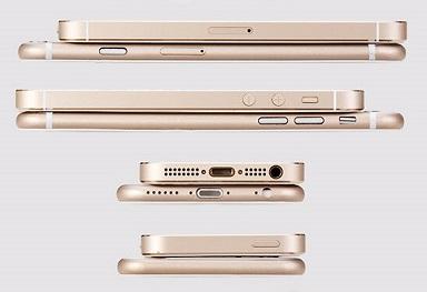 iPhone 6与iPhone5s对比虽有相似 但外观较薄