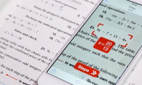 学渣变学霸，PhotoMath拍照就ok！