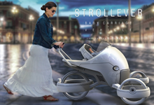 婴儿也耍酷！Strollever婴儿车科技范儿十足