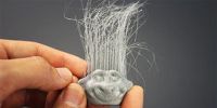 丝滑柔顺可触摸 科学家发明3D打印头发