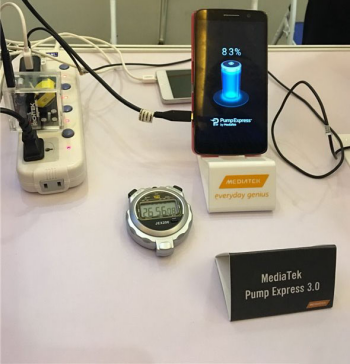 充电五分钟，通话四小时——联发科发布首款PE3.0快速充电器