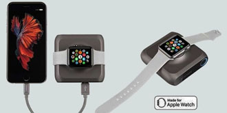 告别充电难题！首款通过MFi标准的Apple Watch便携式电池诞生