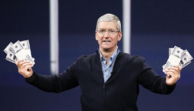 苹果上周股价大涨11%   iPhone 7成为大功臣