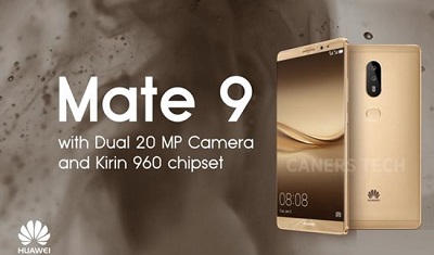 华为Mate 9再曝光  徕卡双摄黑色版很亮眼