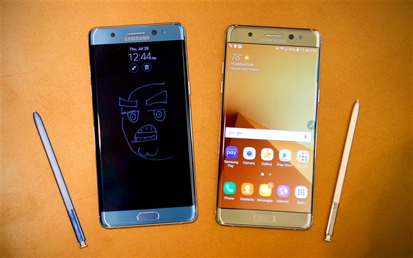 三星Note 7重返韩国市场 首日销量良好！