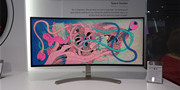 世界最大显示器LG 38UC99亮相CES：三联屏气场十足