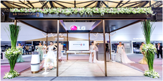 本质美学婚纱秀！LG SIGNATURE玺印联手兰玉闪耀AWE